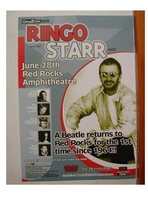 Ringo Starr of Beatles poster concert The - $6.27