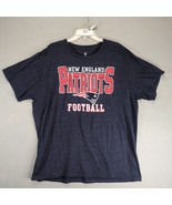 New England Patriots Football Men&#39;s XXL T-Shirt NFL Team Apparel Navy Sh... - $367.50 MXN