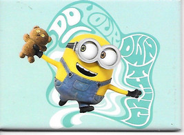 Minions Movie Do Your Own Thing Bob with Teddy Bear Refrigerator Magnet ... - $3.99