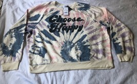 Grayson/Threads Choose Happy Tie Dye Pullover sz L - £12.12 GBP