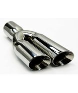 Exhaust Tip 3.00" Inlet 3.00" Outlet 13.00" long WDWDRS30013-300-HP-SS Dual Roun - $79.00