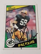 John Anderson Green Bay Packers 1984 Topps Autograph Card #264 READ DESCRIPTION - $4.94