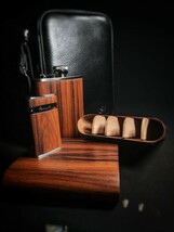 Brizard and Co. - Havana Traveler - Black Leather no cutter or lighter included image 5