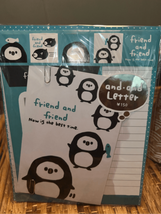 Kawaii Stationary Letter Set- Q-Lia -Die Cut Friend and Friend NEW Never Opened - £9.89 GBP