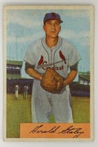 Vintage Baseball Card 1954 Bowman #14 Gerry Staley Pitcher St Louis Cardinals - £7.64 GBP