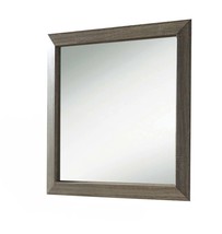 Lyndon 41&quot;x39&quot; Mirror, Weathered Gray Grain Finish - $252.00