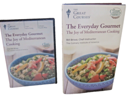 New Dvd &amp; Book Great Courses The Everyday Gourmet Joy Of Mediterranean Cooking - £10.56 GBP