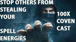 Haunted 100x FULL COVEN STOP OTHERS FROM STEALING YOUR MAGICK Witch CASSIA4 image 2