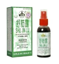 Shu Jin Lu External Analgesic Spray 2.0 Oz - 60 ml Bottle by Yulin - £13.47 GBP