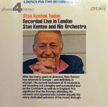Stan Kenton Today: Recorded Live In London [Vinyl] - £24.08 GBP