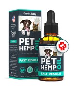 Charlie &amp; Buddy Hemp Оil for Dogs Cats - Helps Pets with Аnxiеty, Pаin, ... - $20.99