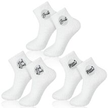 Skicuff 3 Pairs Bridesmaid Fuzzy Coral Fleece Socks Women Wedding Gifts - $69.54 MXN