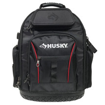 Husky 16 In. Pro Tool Backpack Waterproof Molded Hardshell Pocket Heavy ... - $136.99