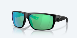 Costa Del Mar Fly Line Matte Black / Green Mirror POLARIZED Glass 580G -... - $153.44