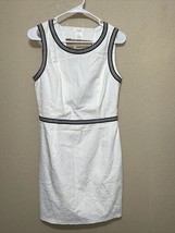 Easley Dress Ladies WHITE BLACK SZ M NEW - $35.55