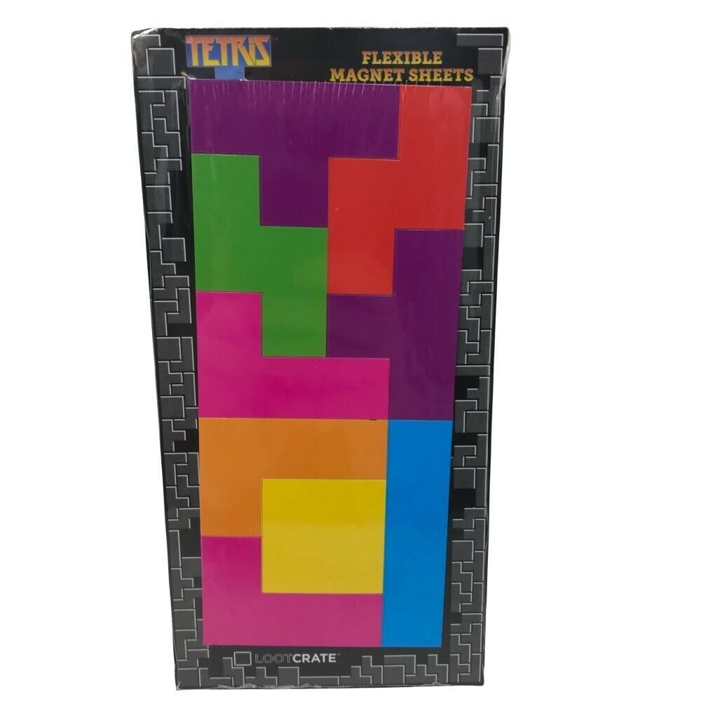 Tetris Flexible Magnet Sheets Loot Crate Exclusive - $14.52