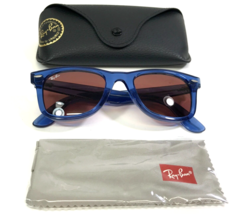 Ray-Ban Sunglasses RB2140 6587/C5 WAYFARER Clear Blue Frames Red Lens 50-22-150 - £93.44 GBP