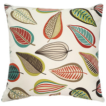 Forest Glade Cotton Throw Pillow 17x17 - £32.99 GBP
