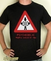Psy People Men&#39;s Cotton Tshirt Festival Funny Shirt Psychedelic Goa Rave... - $14.90