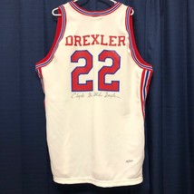 Clyde Drexler signed jersey PSA/DNA Portland Trail Blazers Autographed Team USA - £642.96 GBP