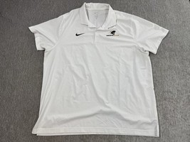 Charleston Southern Buccaneers Polo Shirt Mens XXL White Nike Football G... - $14.84