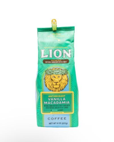 Lion Coffee Antioxidant Vanilla Macadamia Ground Coffee 8 Oz (Pack Of 2 ... - $54.45