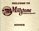 Welcome to Millstone Restaurant Dinner Menu Dandridge Tennessee 1980&#39;s - $17.82