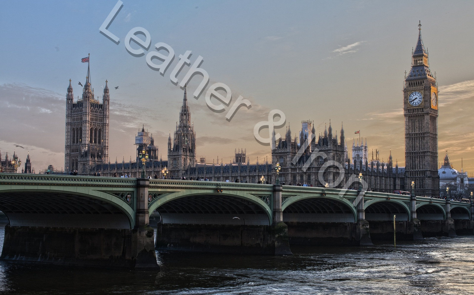 New Parliament London Palace Design Checkbook Cover - $9.95