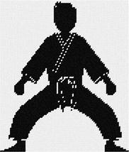 Pepita Needlepoint Canvas: Karate Man, 7&quot; x 8&quot; - £39.50 GBP+