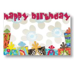 50 Blank Happy Birthday Gifts Enclosure Cards and Envelopes For Flowers Message - £15.80 GBP