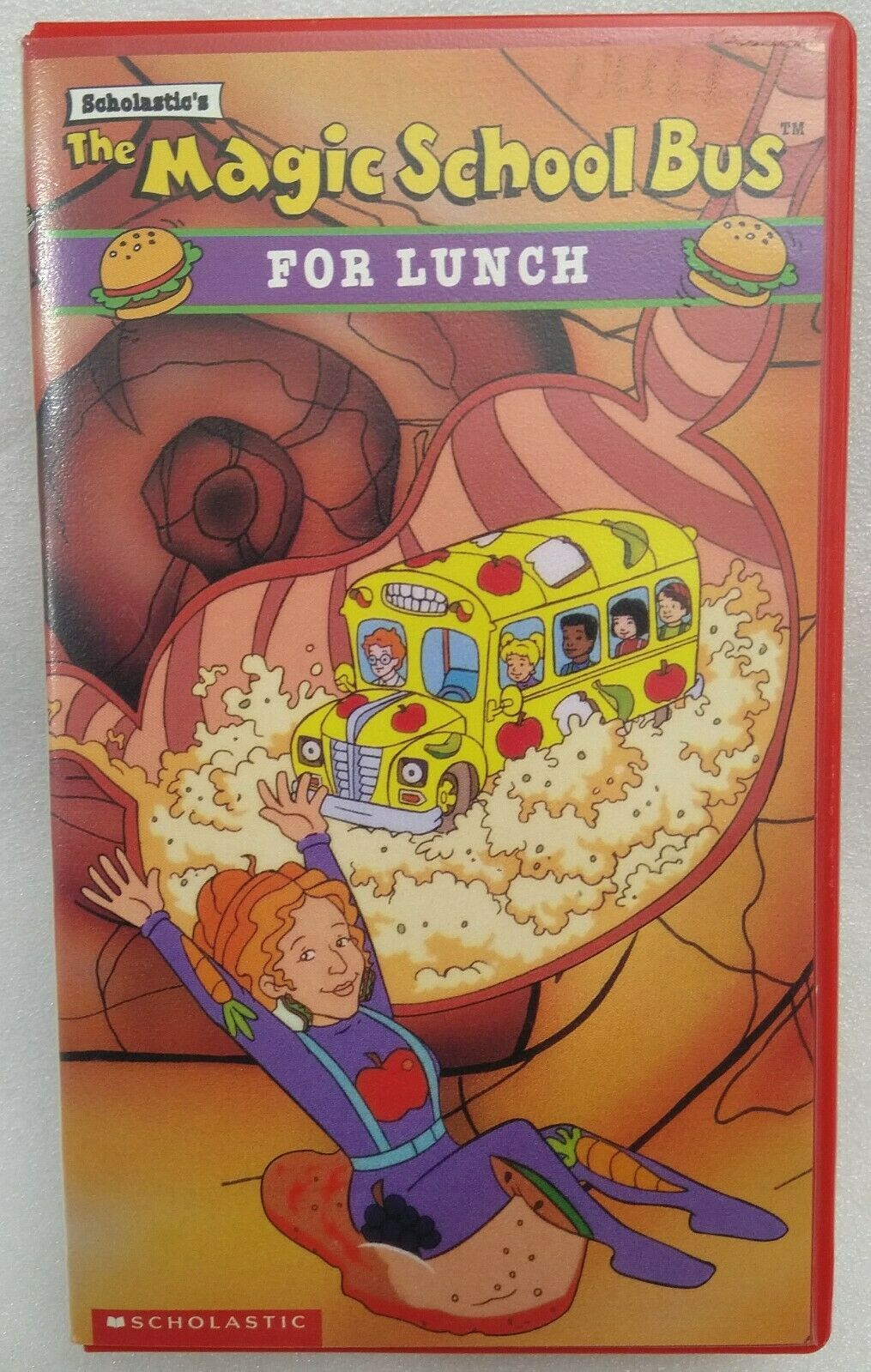 VHS The Magic School Bus For Lunch (VHS, 1995, Red Case) VHS Tapes
