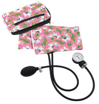Prestige Medical Premium Aneroid Sphygmomanometer with Carry Case, Llamas Pink - $39.98