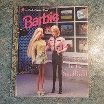 A Little Golden Book Barbie In the Spotlight First Edition 1998 - $12.92