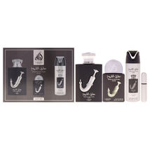 Pride - Ishq Al Shuyukh Silver by Lattafa for Men - 3 Pc Gift Set 3.4oz ... - $36.49