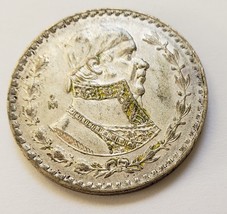 Mexico Silver Peso (Morelos) Coin 1962 KM#459  circulated - £10.31 GBP