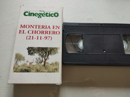 Monteria En el Chorrero Monde Cinegetico 21-11-97 - Film VHS Film Espagnol - $199.39 MXN