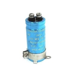 CAPACITOR TECHNOLOGY FAO 201F300BD1H CAPACITOR 200MFD, 300WVDC - $19.95