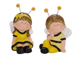 New Bienenkinder, 2 Piece, Tone, Black / Yellow, Sitting, 4 1/8x3 7/8x6 5/16in - £26.89 GBP