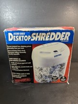 Vintage 1998 Secure Shred Desktop Cross Cut Paper Shredder With Basket W... - £22.06 GBP