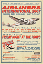 Kansas Città ~ Airliners Internazionale 2007-WORLD il più Grande da Collezione - £6.98 GBP