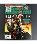Giannis Antetokounmpo Signed Sports Illustrated Magazine PSA/DNA Milwauk... - £239.05 GBP