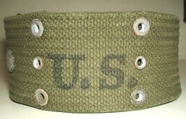 M-1910/1936 olive drab pistol belt US Army JQMD 1952 post-war VG to exce... - $30.00