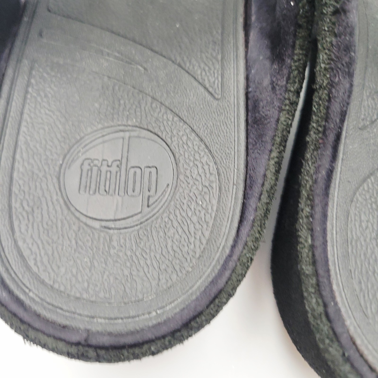 FitFlop Flare Strobe Rhinestone Sandals Black Sz US 9  Item image 7
