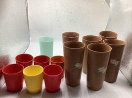 Tupperware Vintage Set Of 13 Drinking Tumblers cups glasses - £10.22 GBP