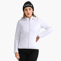 SANTELON Winter Parka Ultralight Padded Puffer Jacket For Women Coat With Hood O - £38.84 GBP