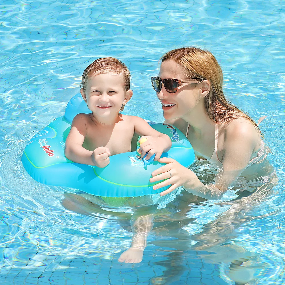 SWIMBOBO Soft Baby Swimming Float Inflatable Seat Floating Circle Kids Swimming - £32.42 GBP
