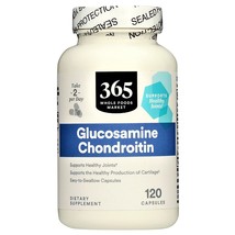 365 Whole Foods Market Glucosamine Chondroitin 120 Capsules   - £26.66 GBP