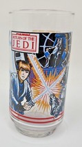 1983 Star Wars Return of the Jedi Burger King Glass Luke Skywalker Emperor W3 - $18.99