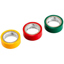 6 Packs 3 Roll Color Coded Pvc Tape - 837333 - $21.91