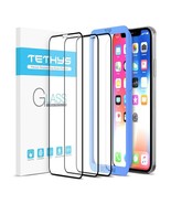 iPhone 11Pro X XS Screen Protector Tempered Glass(3-Pack)[Edge to Edge C... - $21.99